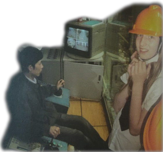 This is a photo of the spread dedicated to our club's field trip to be the first foreigners permitted to see the waste treatment 
      facilities in Shanghai, China, from my Year 7 yearbook. That is a young me smiling beside the crane operator loading up the incinerator. This is perhaps
       the earliest example I could find about my lifelong passion for sustainability (burning garbage is bad, but at least they generate some electricity with it)